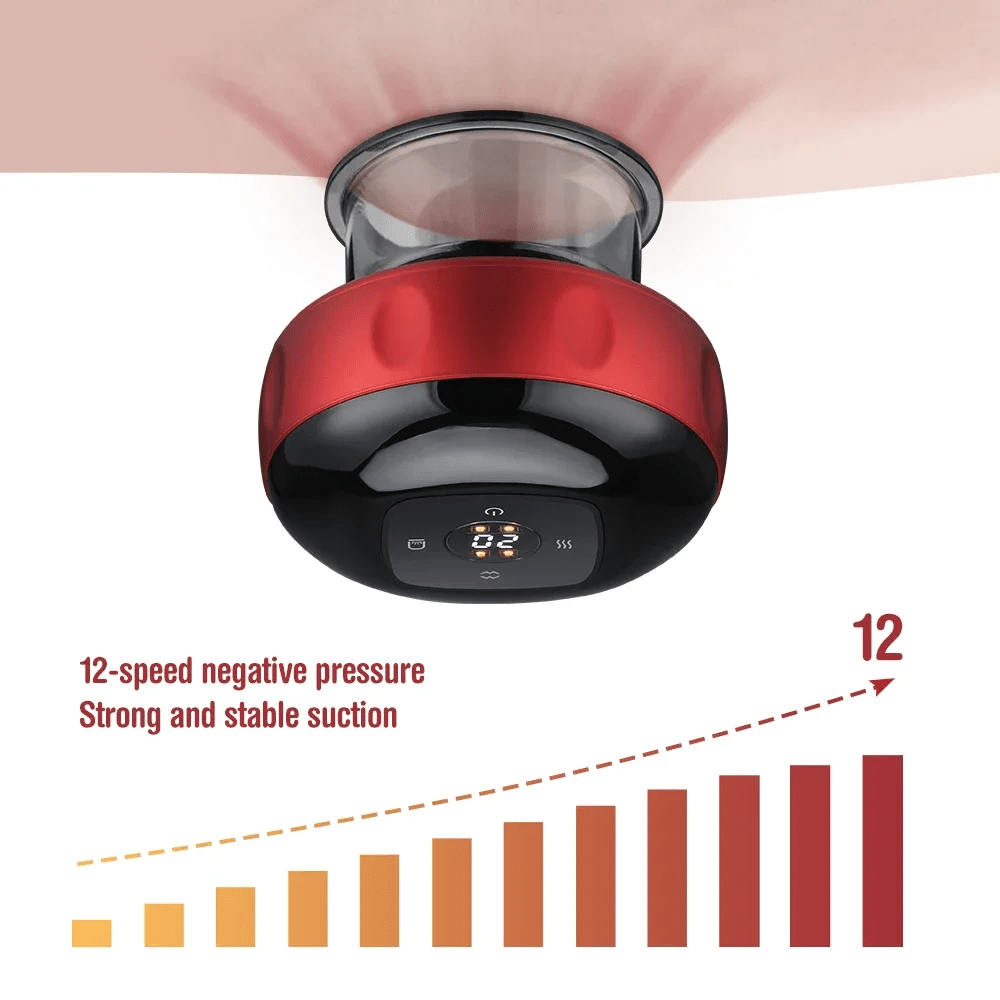 Intelligent Electric Vacuum Cupping Therapy Massager with Heating & Guasha Function – Pain Relief & Muscle Recovery Tool - Buyncart
