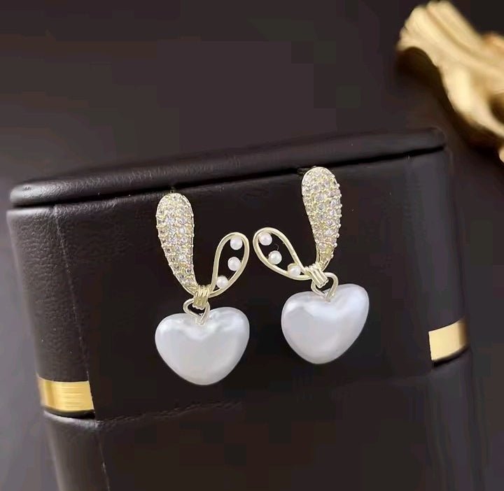 Korean Pearl Tops Earrings – Elegant Women’s Studs by BuyNCart | Classy & Lightweight Daily Wear Jewelry - Buyncart
