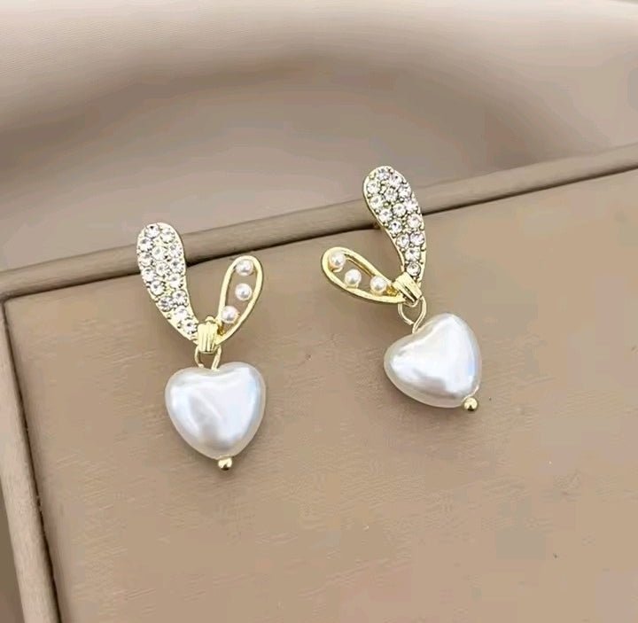 Korean Pearl Tops Earrings – Elegant Women’s Studs by BuyNCart | Classy & Lightweight Daily Wear Jewelry - Buyncart
