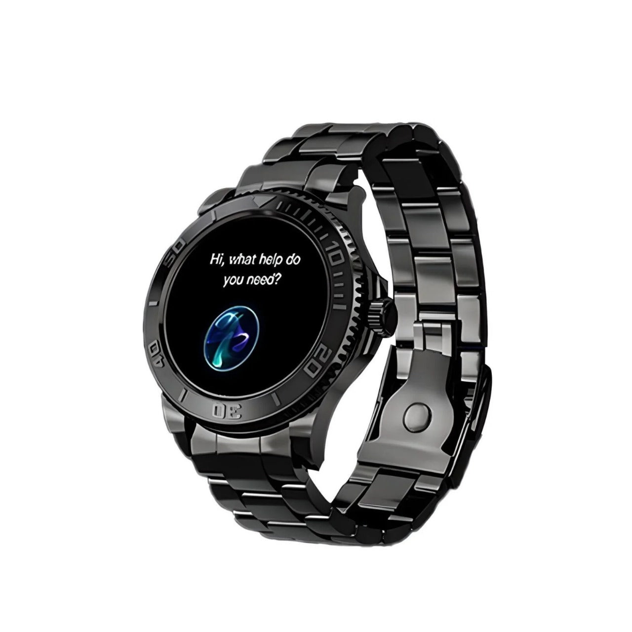 RLX JS9 Round Smart Watch – Alloy Case, Heart Rate & SpO₂ Fitness Tracker, Bluetooth Calling, NFC & Wireless Charging - Buyncart