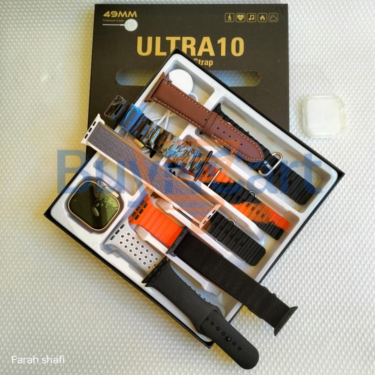 Ultra 10 Smart Watch with 10 Straps – Best Smart Watches in Pakistan | BuyNCart Online Store in Pakistan - Buyncart