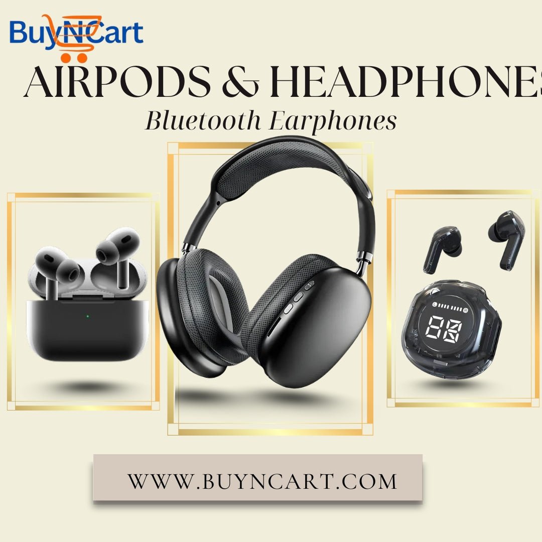 Bluetooth Airpods & Headphones - Buyncart