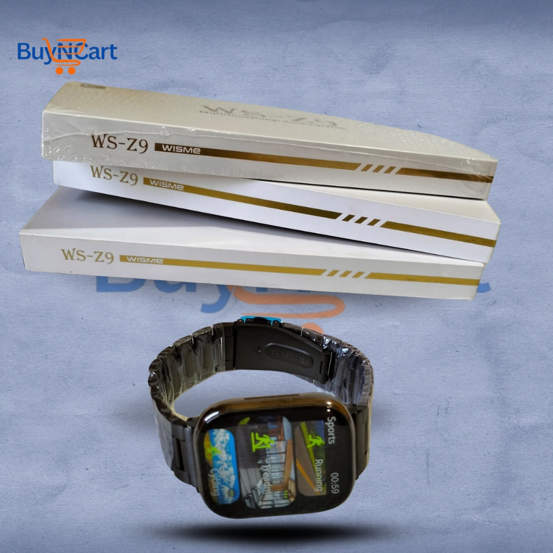 WSZ9 Smart Watch – Bluetooth Calling, Fitness Tracker & Health Monitoring | Best Smartwatch in Pakistan | BuyNCart