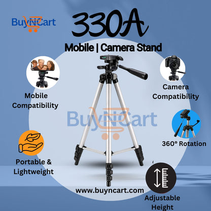 330A Tripod Camera Stand for DSLR & Mobile – Best Tripod in Pakistan | BuyNCart | Online Store in Pakistan