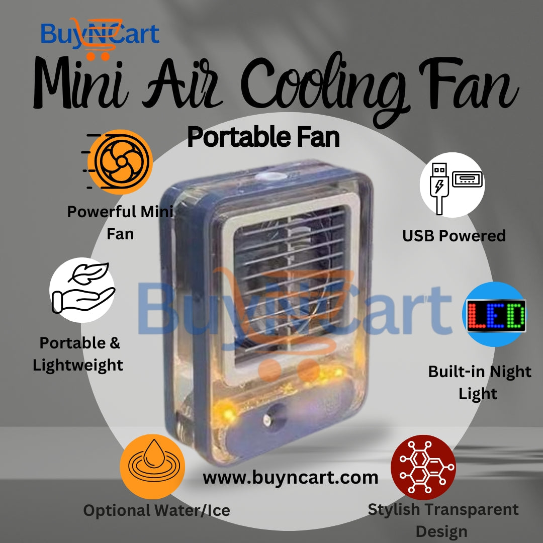 Portable Mini Air Cooling fan With USB Rechargeable