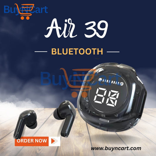 Air 39 Wireless Transparent Earbuds – Bluetooth 5.3 | ENC Noise Cancellation - Buyncart