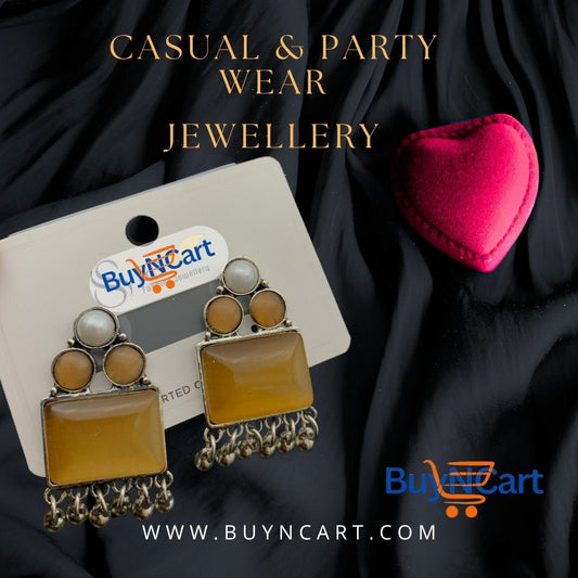 Antique Earrings with Original Stones for All Occasions – Traditional Chandelier Tops Online in Pakistan | Buyncart - Buyncart