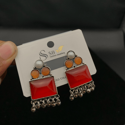 Antique Earrings with Original Stones for All Occasions – Traditional Chandelier Tops Online in Pakistan | Buyncart - Buyncart