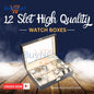High Quality Leather Watch Boxes 10 & 12 Slots Organizer Smart Watch Storage Case in Pakistan | BuyNCart Online Store - Buyncart