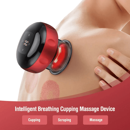 Intelligent Electric Vacuum Cupping Therapy Massager with Heating & Guasha Function – Pain Relief & Muscle Recovery Tool - Buyncart
