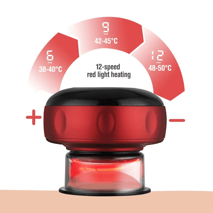 Intelligent Electric Vacuum Cupping Therapy Massager with Heating & Guasha Function – Pain Relief & Muscle Recovery Tool - Buyncart
