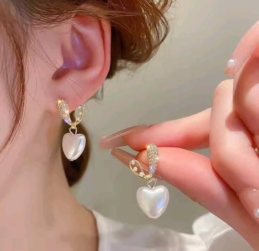Korean Pearl Tops Earrings – Elegant Women’s Studs by BuyNCart | Classy & Lightweight Daily Wear Jewelry - Buyncart