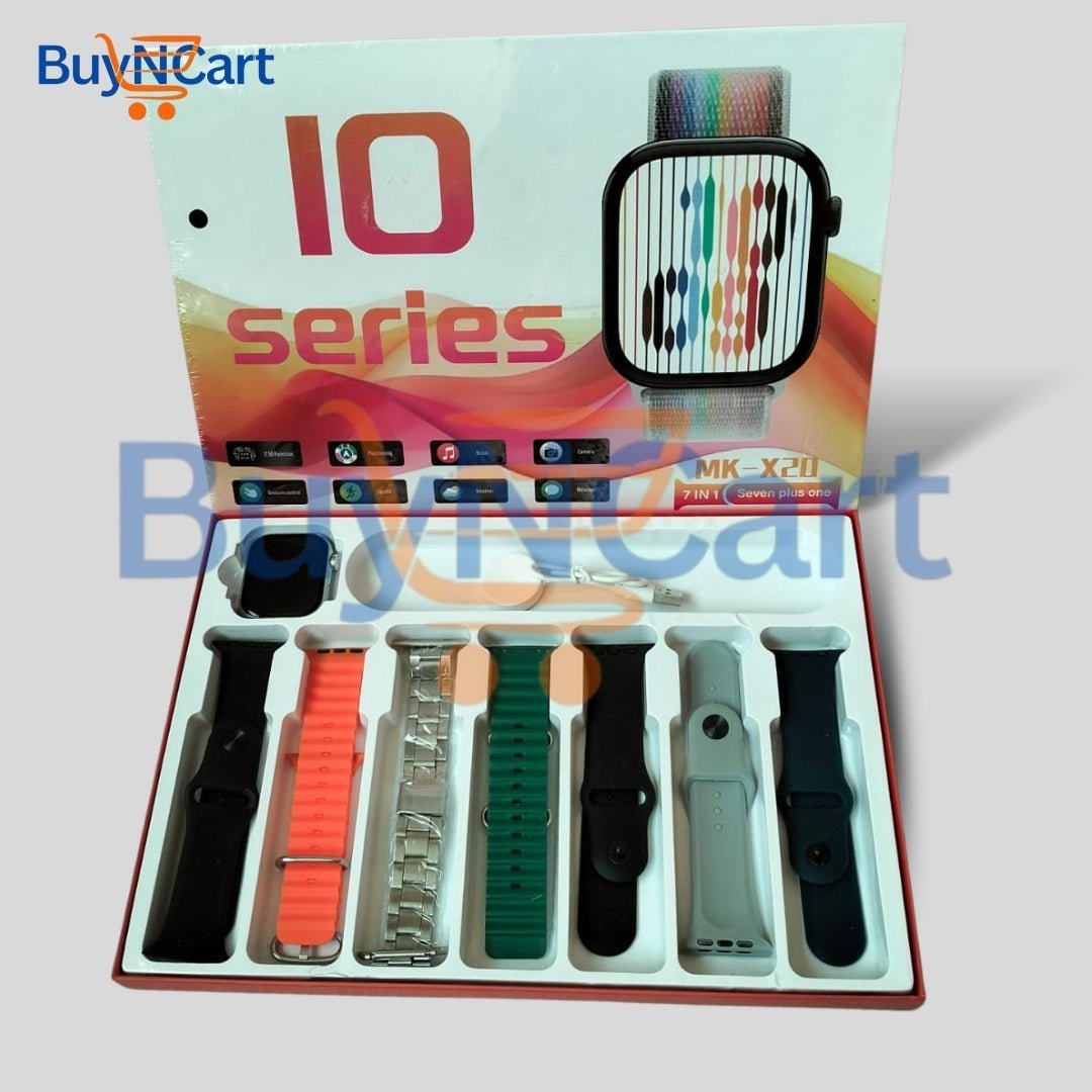 MK - X20 Series 10 Smartwatch 7 - in - 1 Combo | Best Smart Watch Price in Pakistan | buyncart Online Store in Pakistan - Buyncart