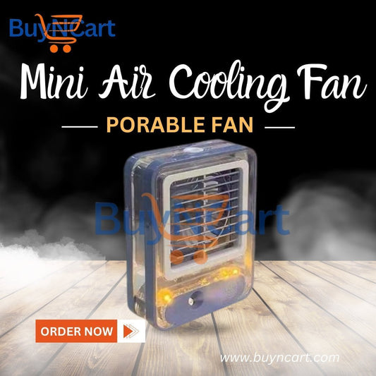 Portable Mini Air Cooling fan With USB Rechargeable - Buyncart