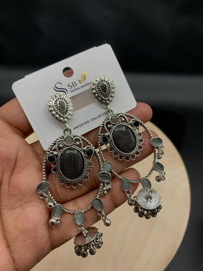Premium Quality Antique Stone Earrings - Buyncart
