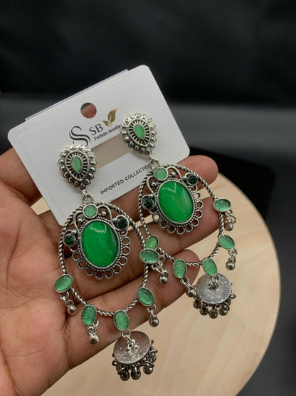 Premium Quality Antique Stone Earrings - Buyncart