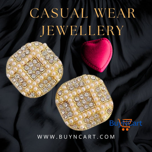 Stunning korean Stud Earrings - Buyncart