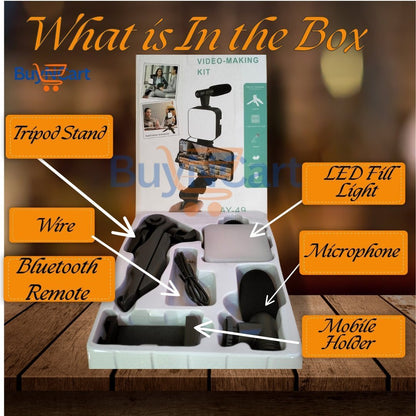 Vlogging Video Making Kit AY - 49 | All - in - One Video Kit | Best Online Store in Pakistan – BuyNcart - Buyncart