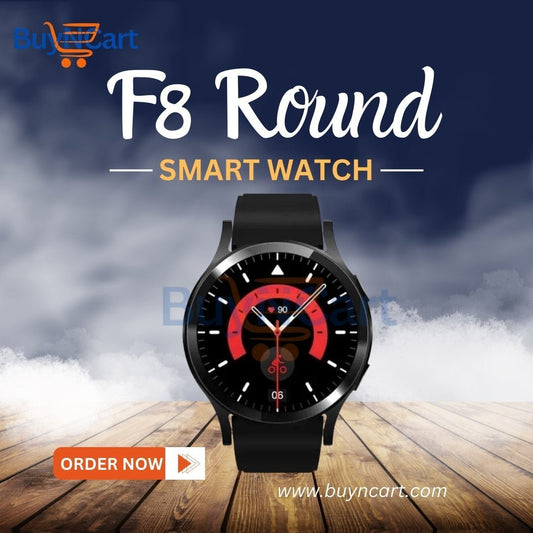 Watch F8 Ultra – Round dial Smartwatch | Fitness Tracker with Bluetooth Calling | best smart watch in Pakistan | Buyncart - Buyncart