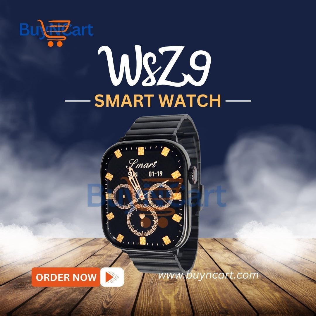 WSZ9 Smart Watch – Bluetooth Calling, Fitness Tracker & Health Monitoring | Best Smartwatch in Pakistan | BuyNCart - Buyncart
