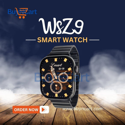 WSZ9 Smart Watch – Bluetooth Calling, Fitness Tracker & Health Monitoring | Best Smartwatch in Pakistan | BuyNCart - Buyncart